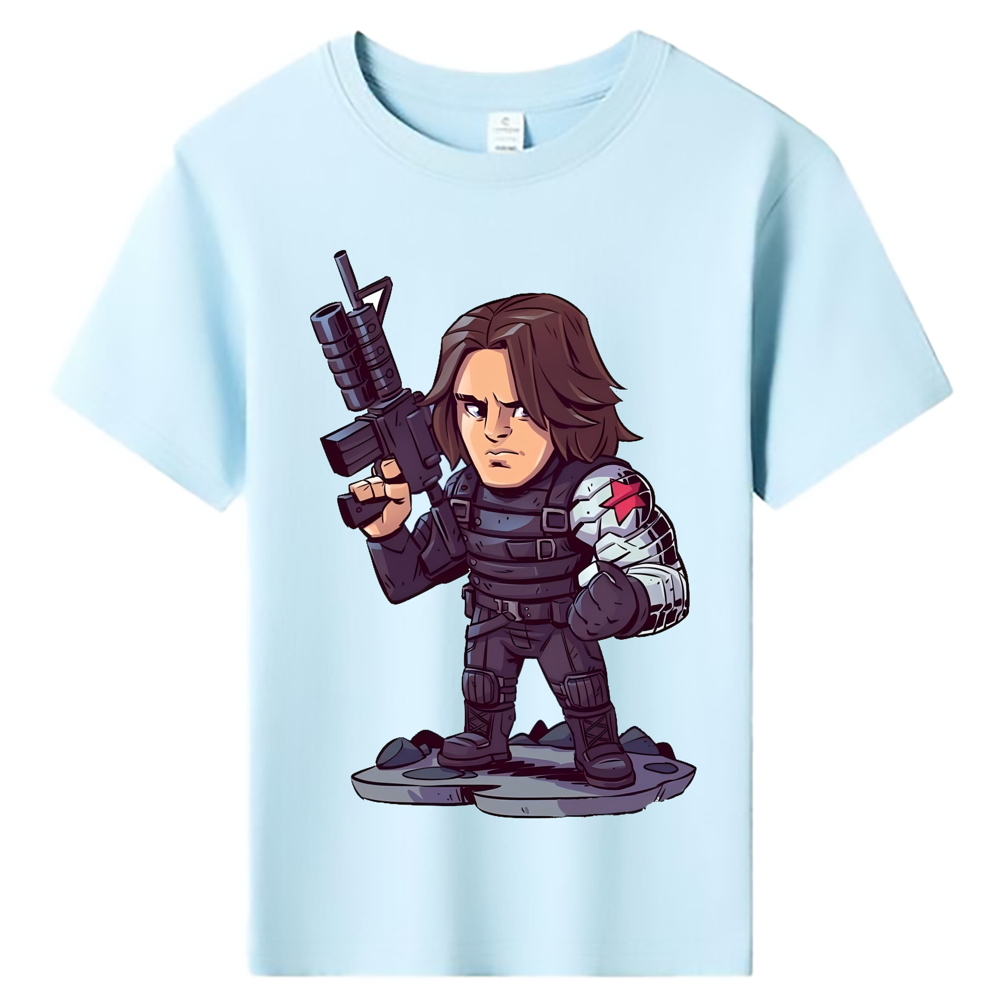 （画像用） アベンジャーズ The Avengers 綿100％キッズTシャツ（フロントプリント）